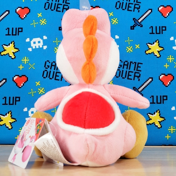 All Star Collection PINK YOSHI 8" #46 Ultrasoft Nintendo Gaming Plush Toy NWT - Picture 5 of 12